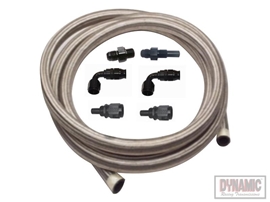 1997 - up 4L80E & 4L85E PTFE Cooler Line Kit, Black